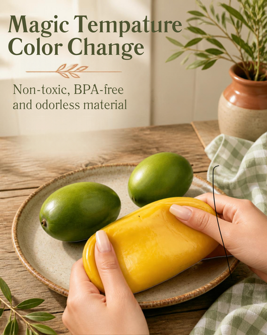 Color-Changing Mango Squishy-Slow-Rising Fidget Toy