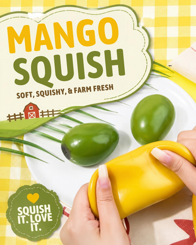 Color-Changing Mango Squishy-Slow-Rising Fidget Toy