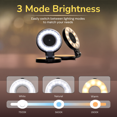 Farmhouse Glow, Magnetic Selfie Ring Light
