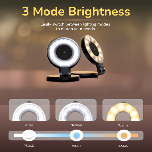 Farmhouse Glow, Magnetic Selfie Ring Light